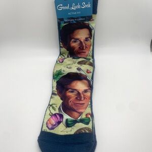 Bill Nye the Science Guy Adult Socks size 8-13